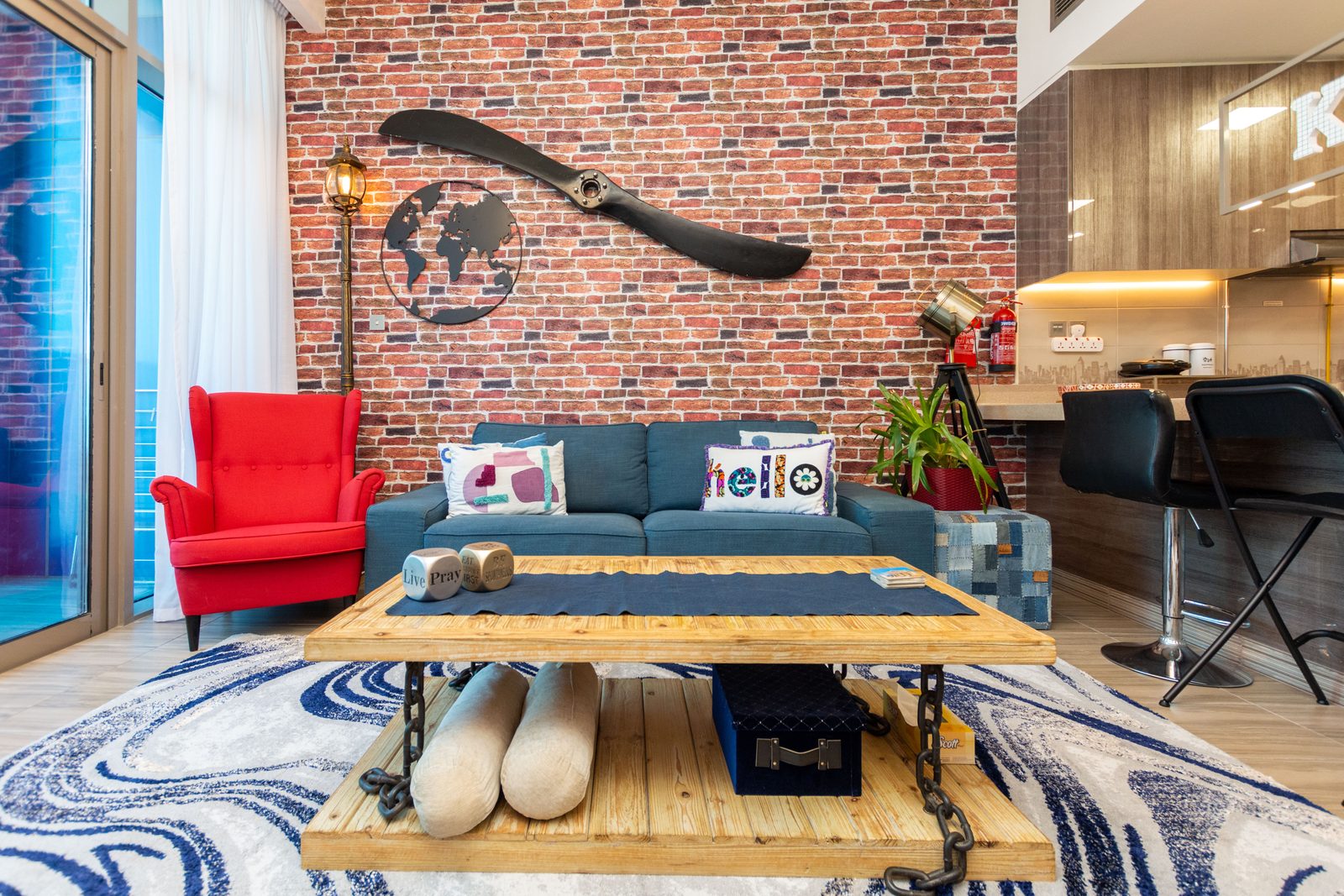Modern Dubai apartment prepared as holiday home